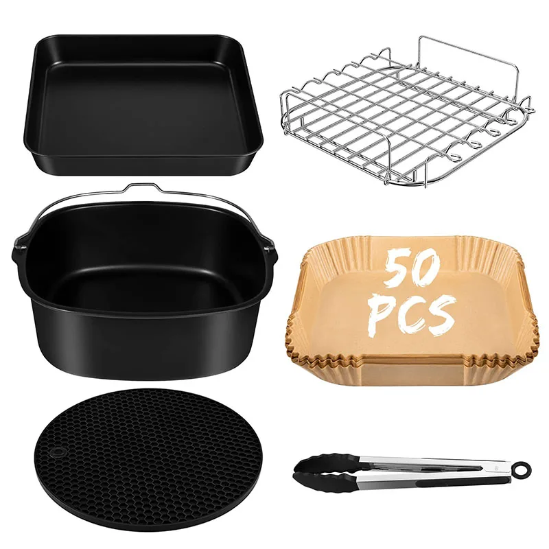 Home Cooking Set - Ensemble d'accessoires pour friteuse à air,