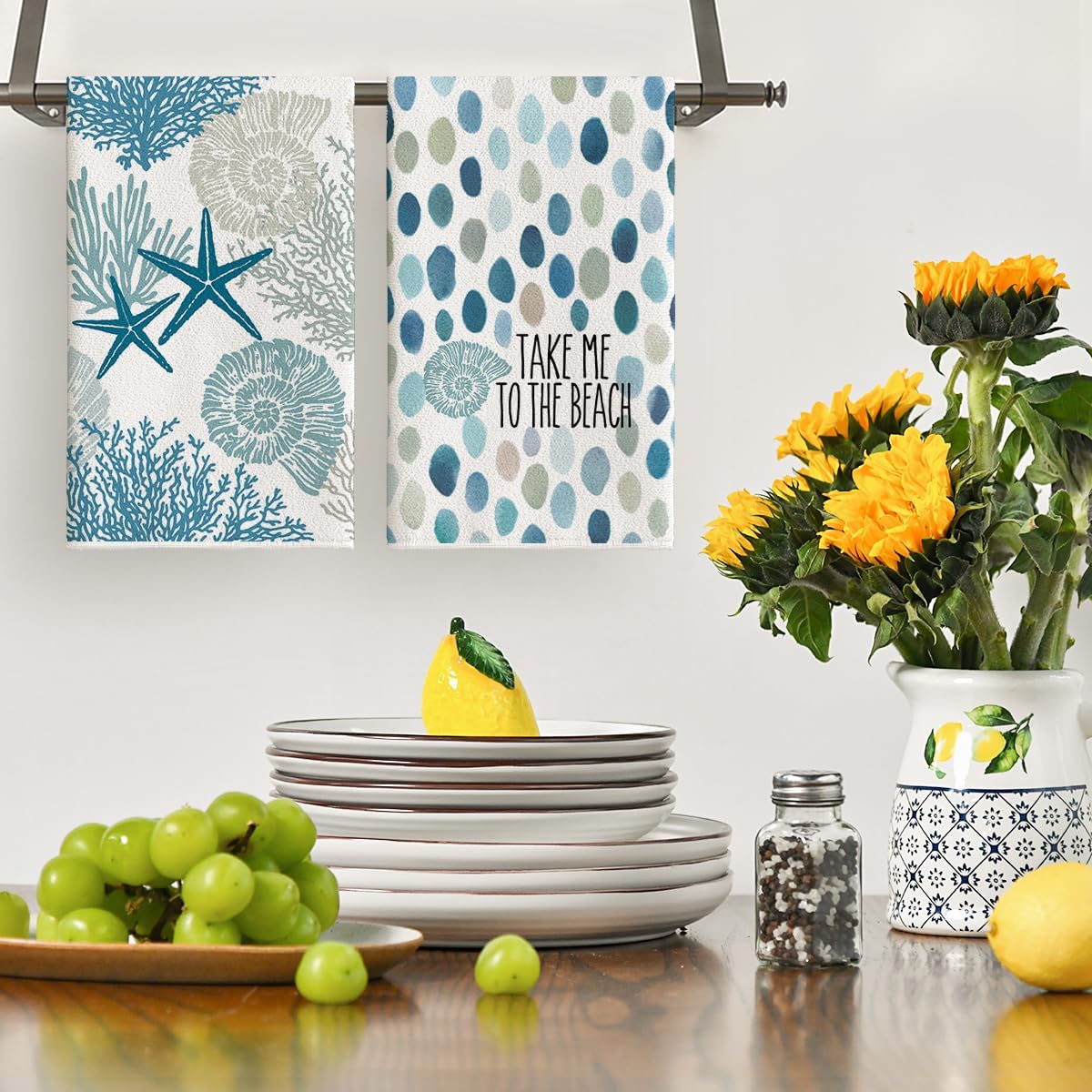 Lot de 4 torchons de cuisine d - Home Cooking Cookbook avis et prix